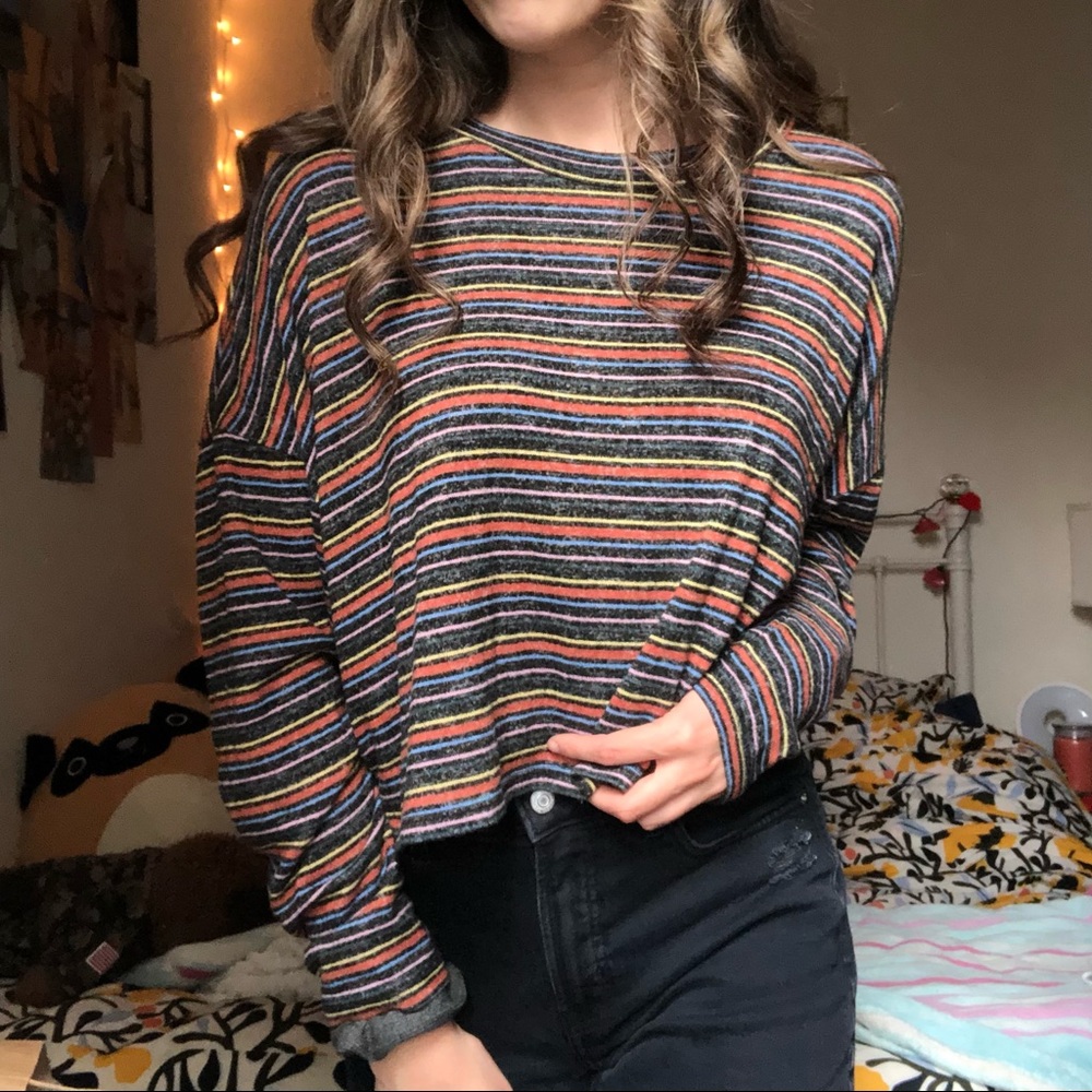 Multicolored Striped Long Sleeve